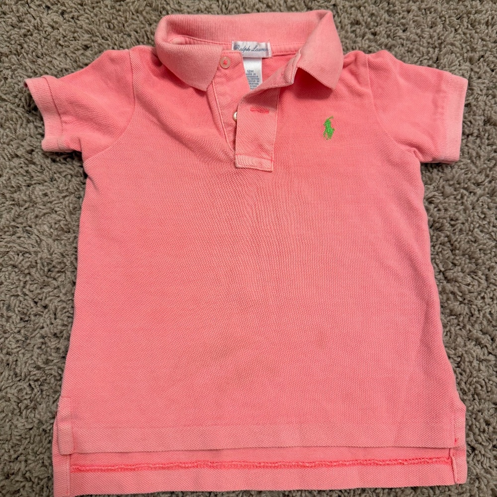 Polo Ralph Lauren boys collared shirt 12 MO